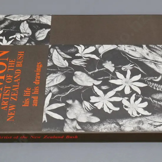 hard cover book - Rei Hamon - Artist of New Zealand's Bush, pub. 1971 - small tear to jacket