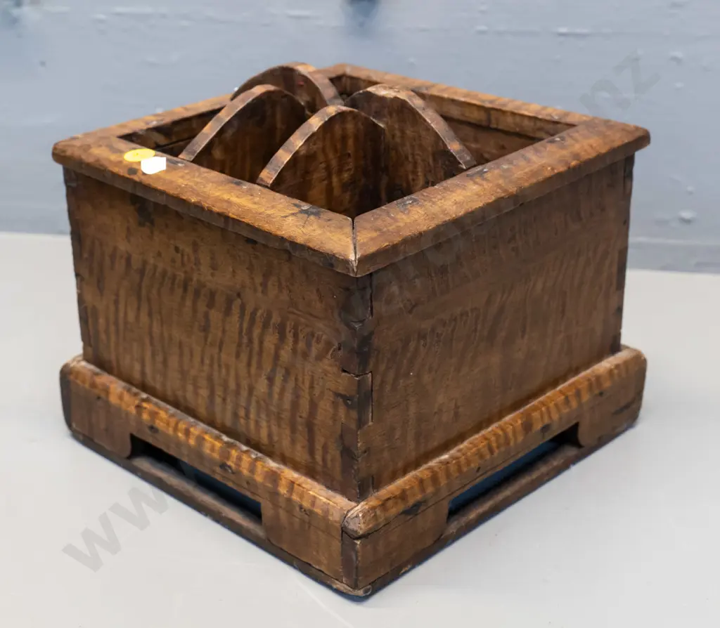 vintage Khmer betel nut storage box with lift out sectional tray H-200 W-210 D-210 Image 1++