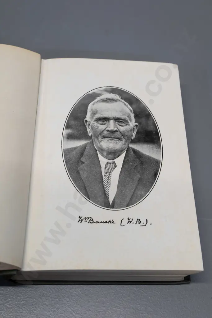 book: Where the White Man Treads - Across the Pathway of the Maori, 1928, "WB" Otorohanga Image 1++