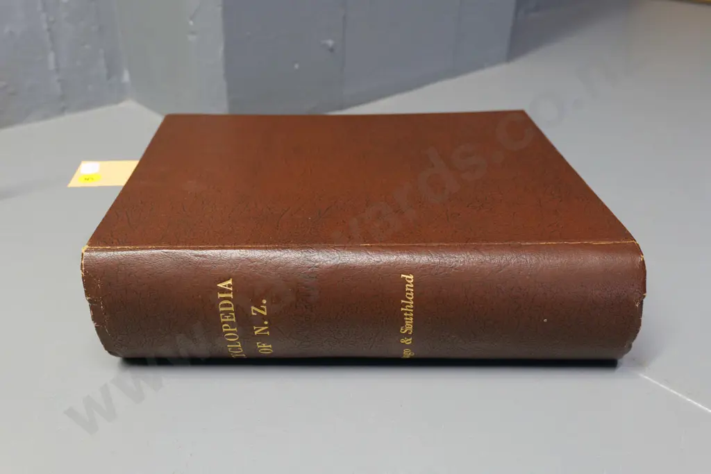 Encyclopedia of New Zealand - Volume Four - Otago & Southland. Pub. Cyclopedia Co 1905 - wear & repairs Image 1++