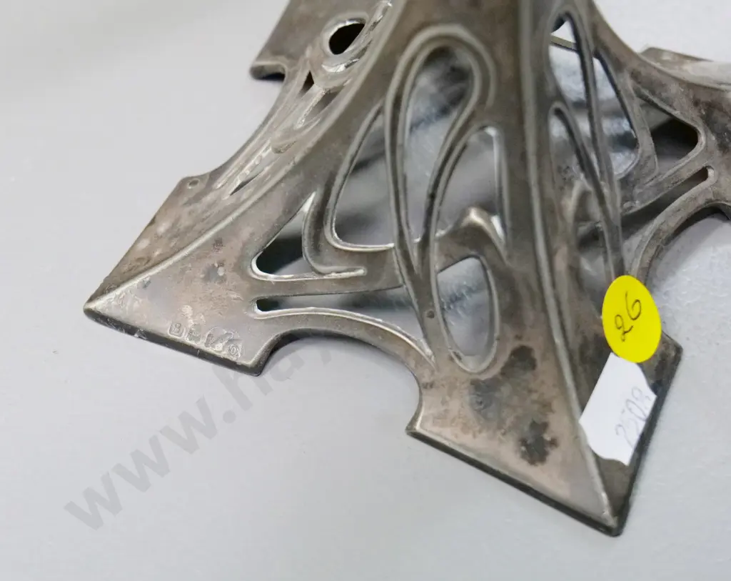 art nouveau style pewter candle holder H-300 Image 1++