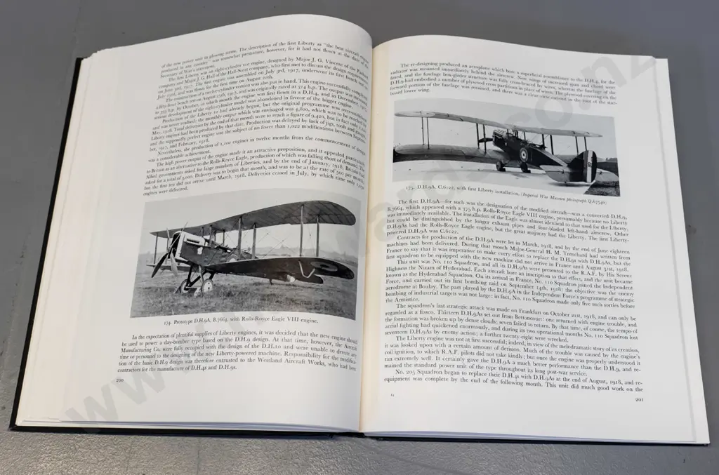 slip-cased book: British Aeroplanes 1914-1918 - JM Bruce. Pub Putnams, 1957 - has inscription, wear to slip-case Image 1++