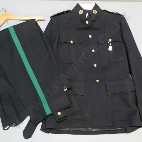 military uniform - jacket & trousers - with Royal New Zealand Dental Corp. badges, Booker's Wellington label