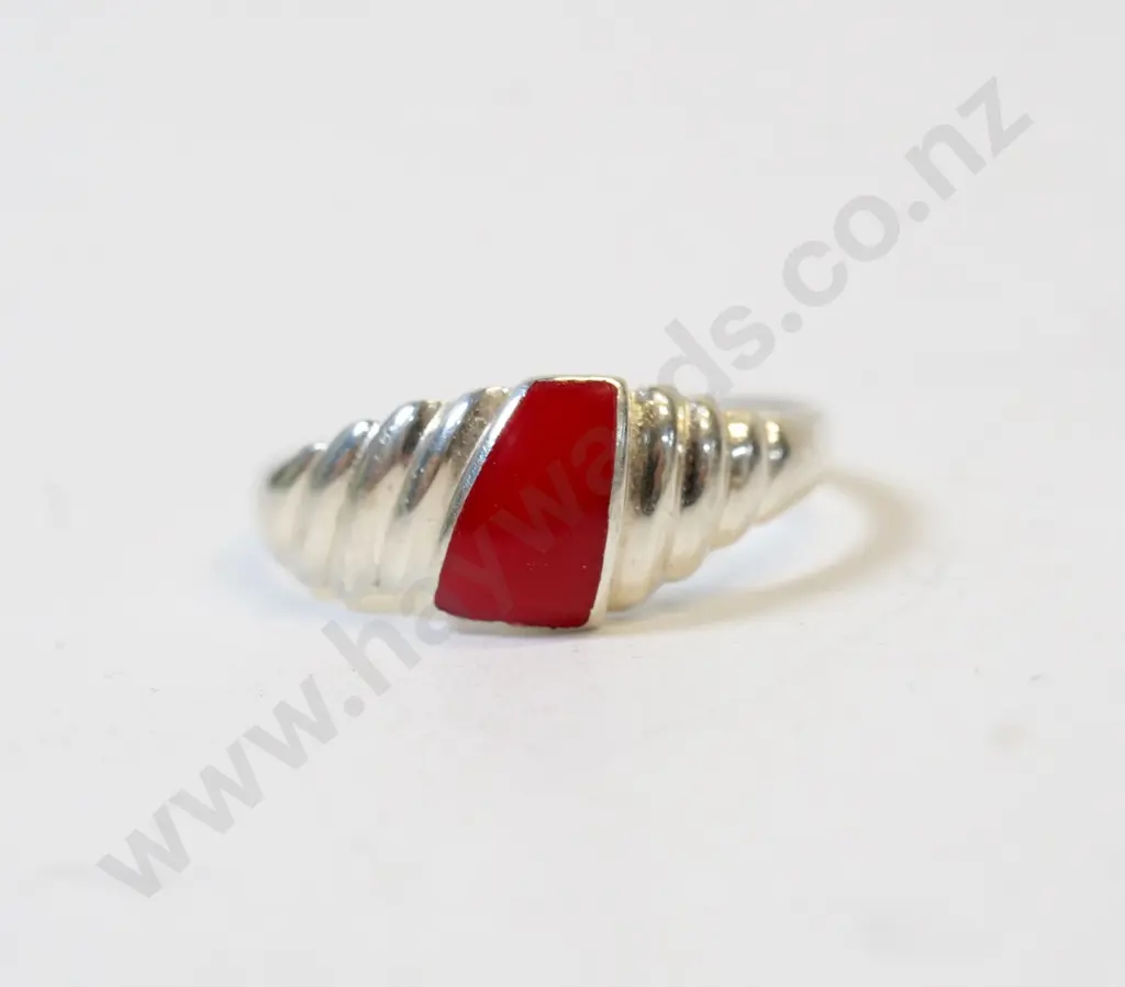 silver ring stamped 925 Image 1++