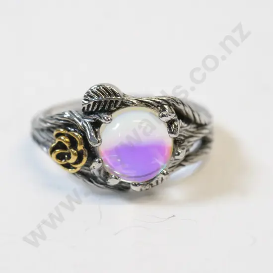 silver dress ring stamped 925