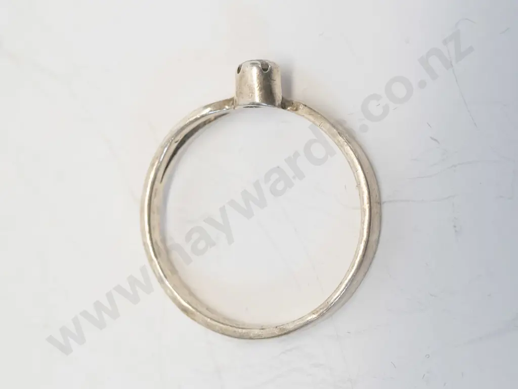 silver cz ring Image 1++