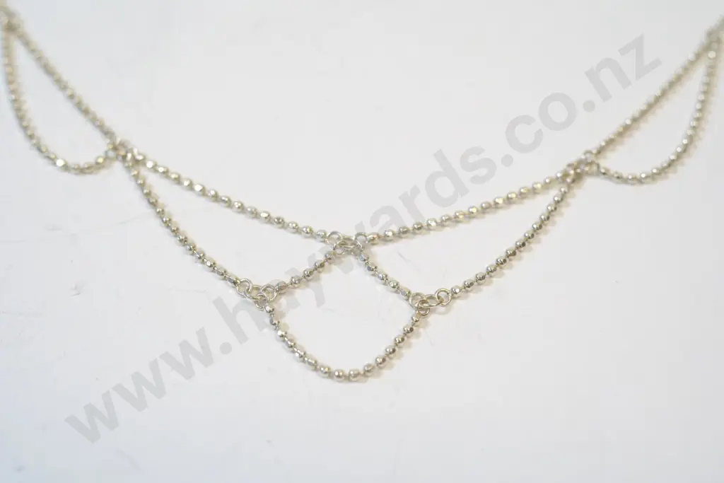 silver necklace stamped 925 Image 1++