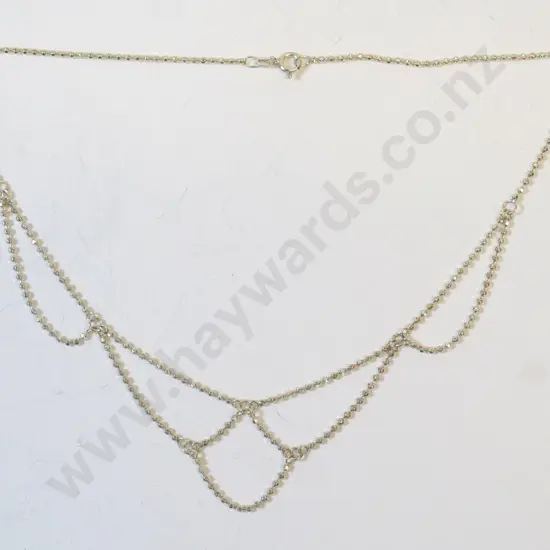silver necklace stamped 925