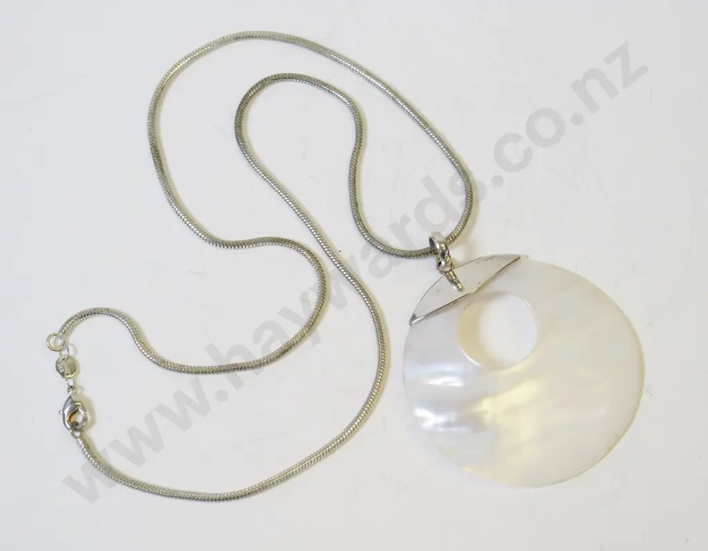 silver necklace stamped 925 Image 1++