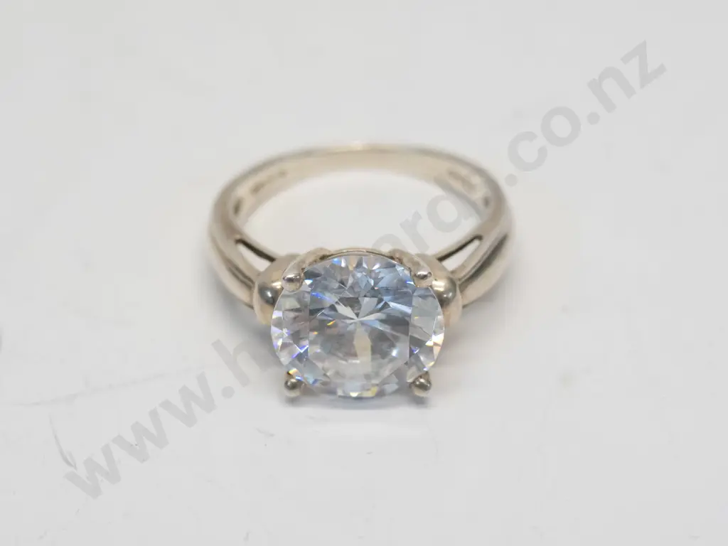 cz dress ring - stamped cz00  P Ster Image 1++