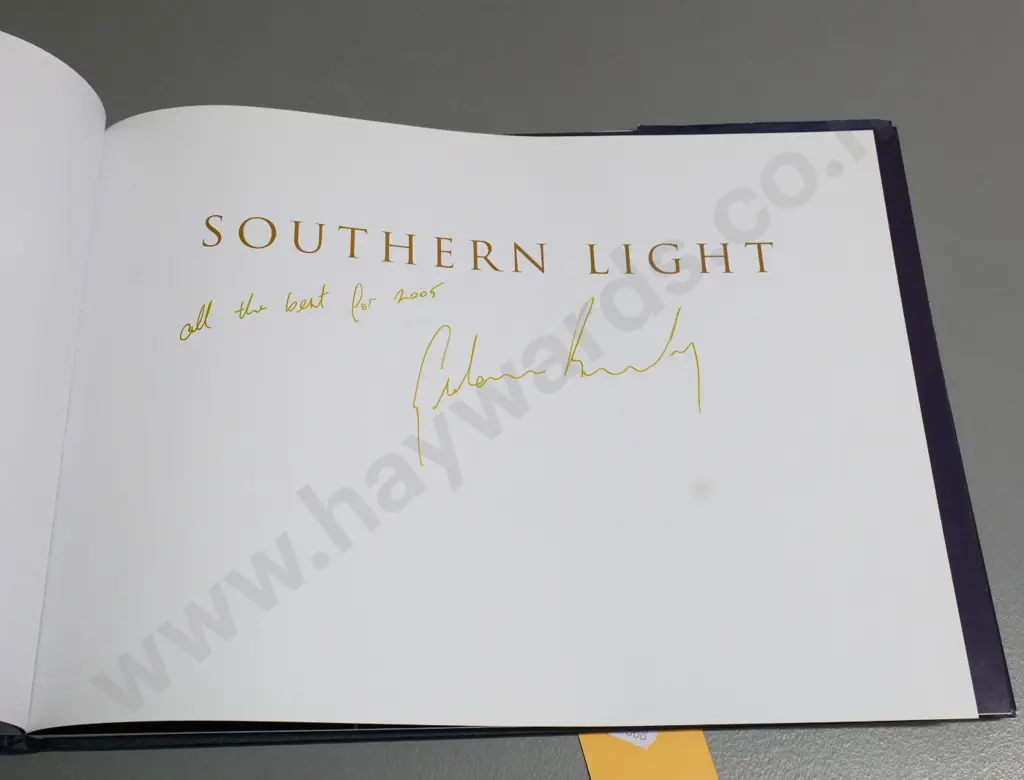 signed by artist in 2005 - Southern Light - Graham Brinsley paintings - pub. 2002 Image 1++