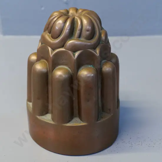 vintage copper jelly mould H-160 D-130
