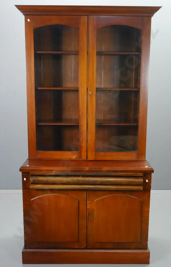 Victorian walnut sideboard w/display top, divided drawer, burr walnut panels, some veneer lifting H2000 W1010 D510 Image 1++