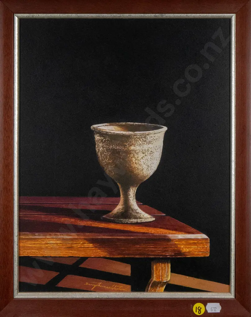 Barry Thomas Weston - framed oil "Time Goblet II" H-330 W-250 Image 1++