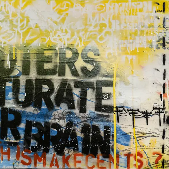 Nathan Shaw 2004   - acrylic on plywood panel "Computers Saturate Your Brain" H-550 W-1150