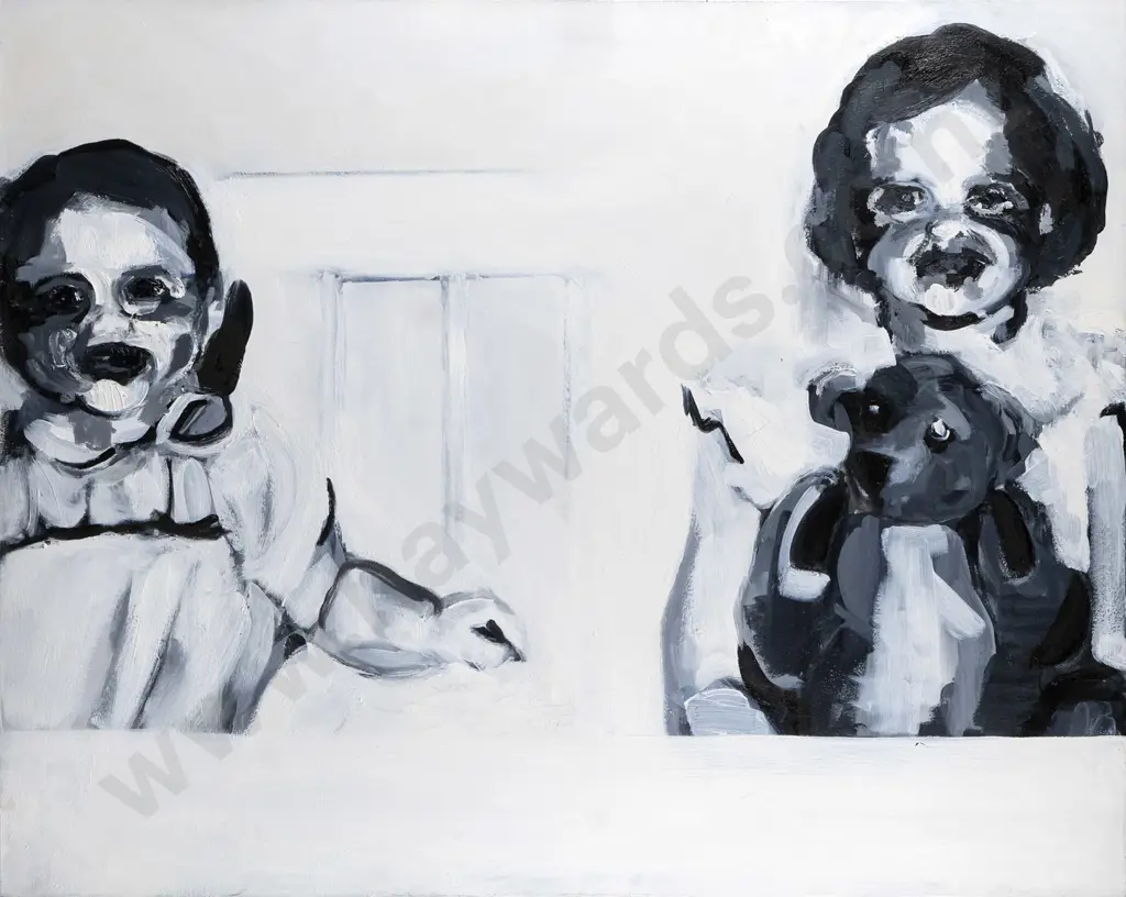 Tania Stevens '03 - boxed oil on canvas - untitled H-800 W-1000 Image 1++