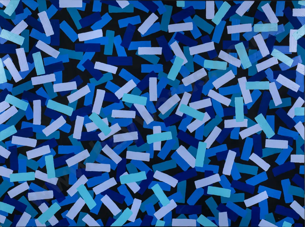Ez Zulkifly  2017 Dunedin - boxed oil on canvas - abstract H-910 W-1230 Image 1++