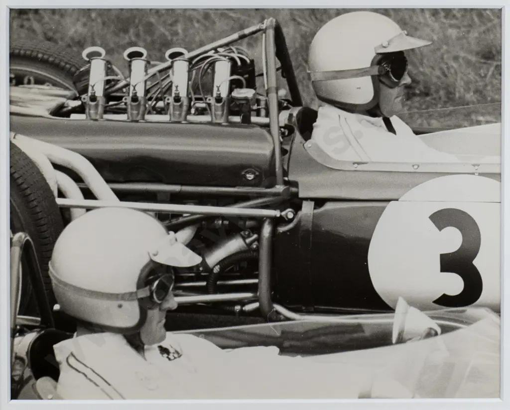 framed black & white photograph - Denny & Jack H-200 W-250 Image 1++