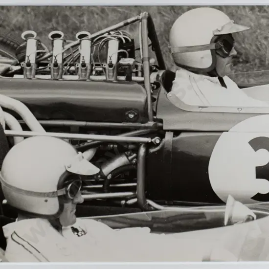 framed black & white photograph - Denny & Jack H-200 W-250