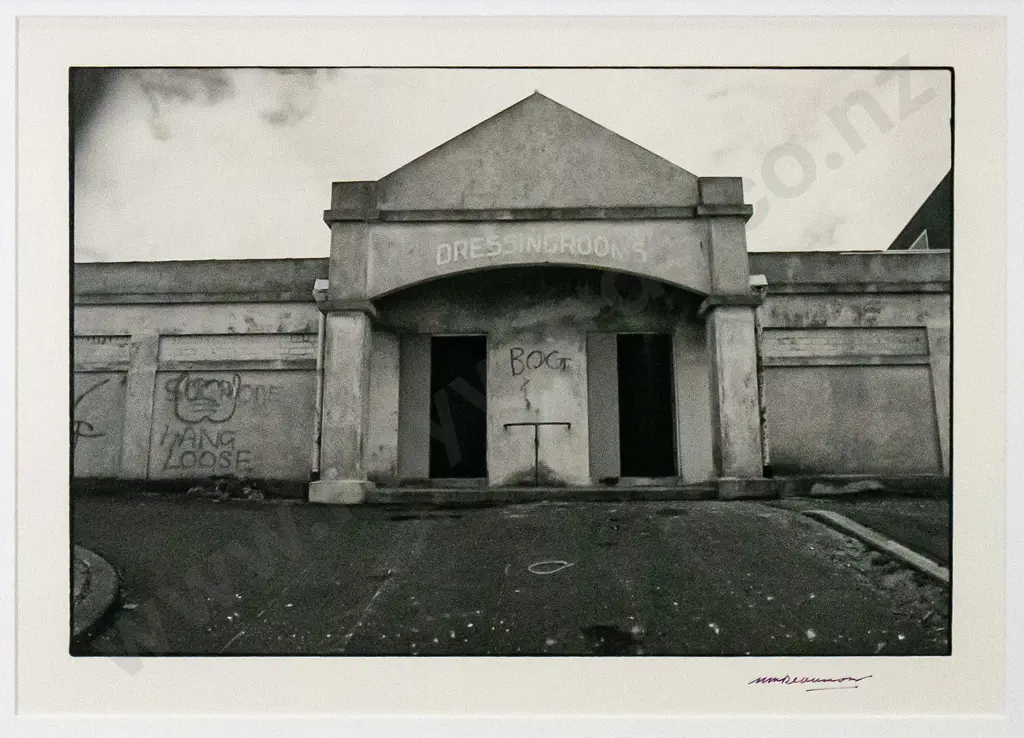 Matheson Beaumont 1976- framed photograph " Pavilion, St Clair" H- Image 1++