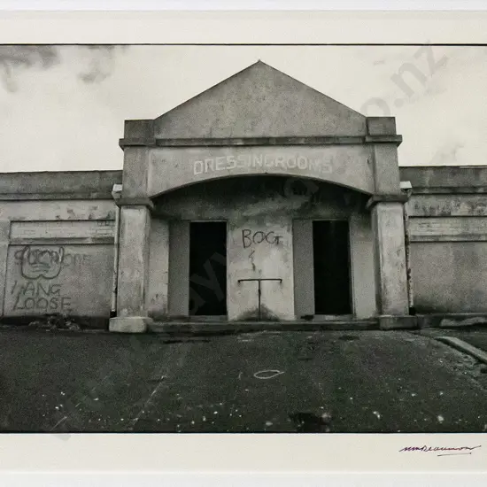 Matheson Beaumont 1976- framed photograph " Pavilion, St Clair" H-