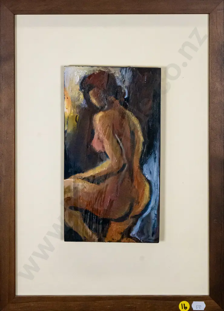 Denise Hunter - framed oil "Jade" H-230 W-125 Image 1++