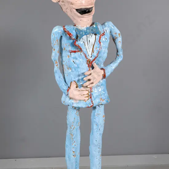 Jim Cooper - glazed stoneware sculptureH-930