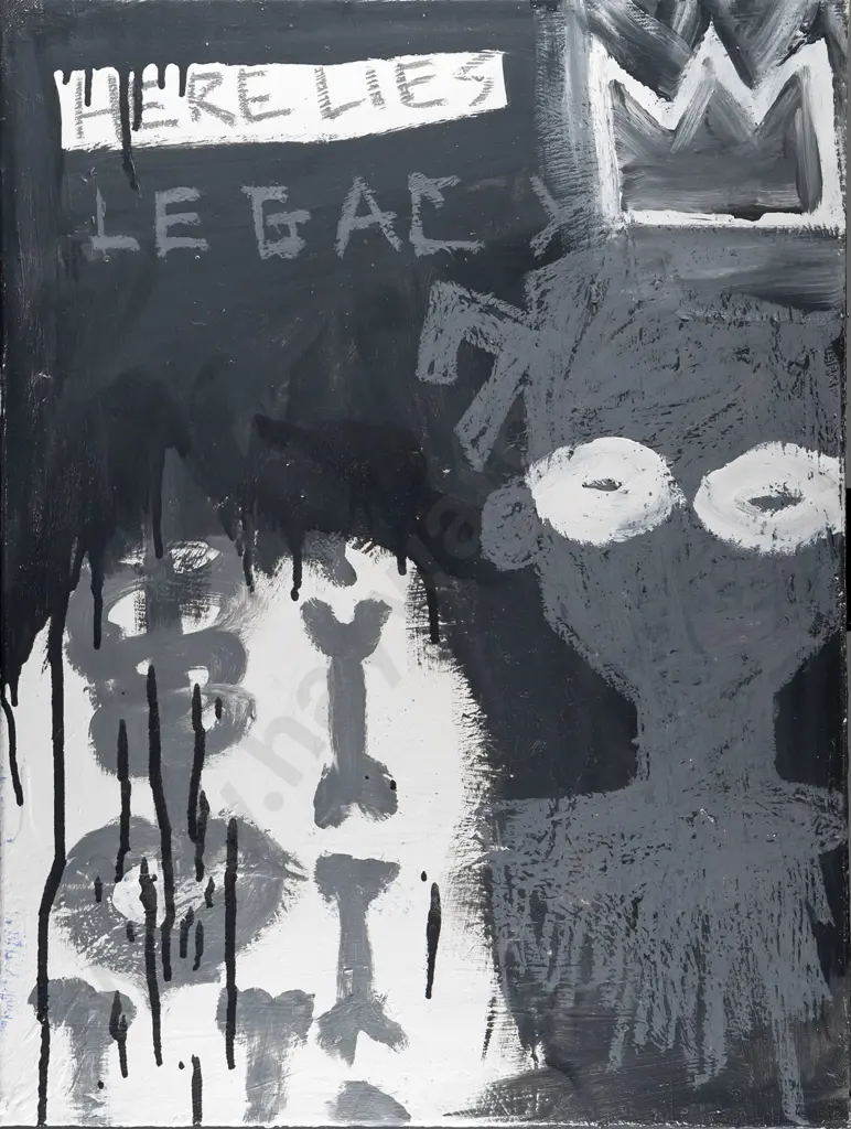Elijah Booth - boxed acrylic on canvas "Into The Abyss" H-610 W-460 Image 1++