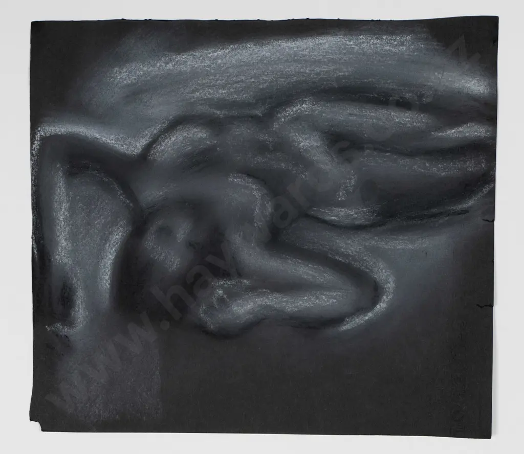 Lindsay Crooks - double sided pastel paper - nudes H-250 W-220 Image 1++