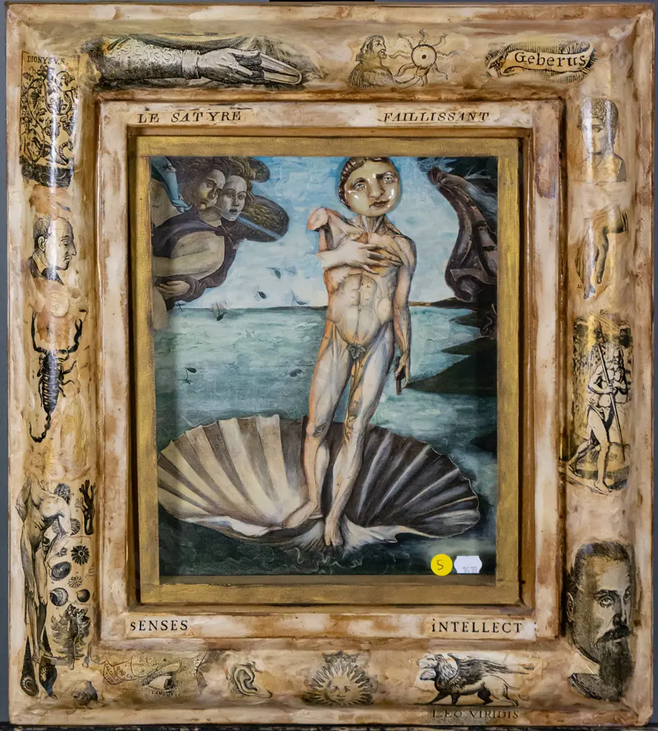 Donna Demente - shadow box H-460 W-410 (includes frame) Image 1++