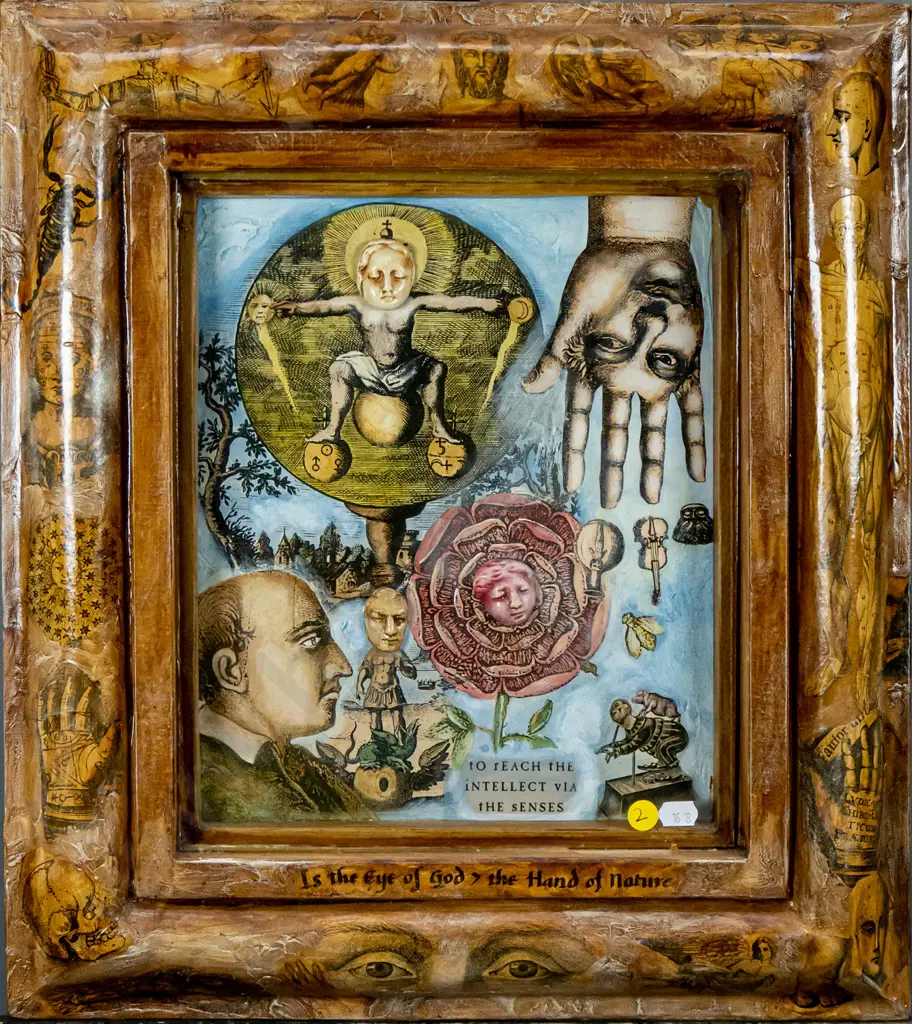 Donna Demente - framed shadow box  H-470 W-410 (includes frame) Image 1++