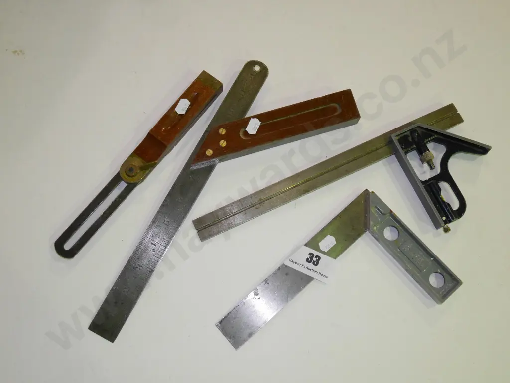 engineer's square, builder's square, 2 angle finders Image 1++