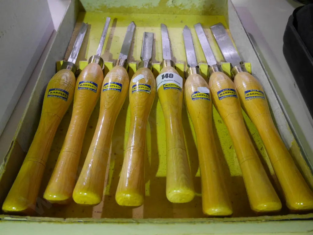 set of 8 Marples lathe chisels Image 1++