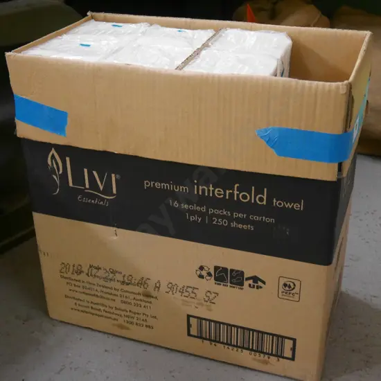 box of paper towels