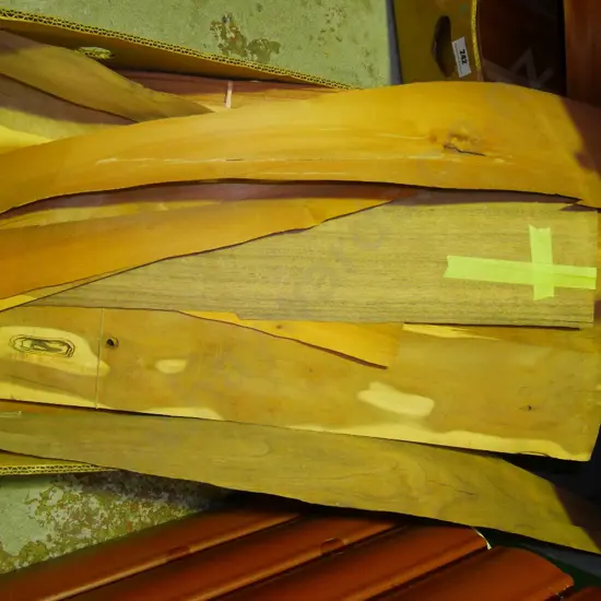 box of wood veneers