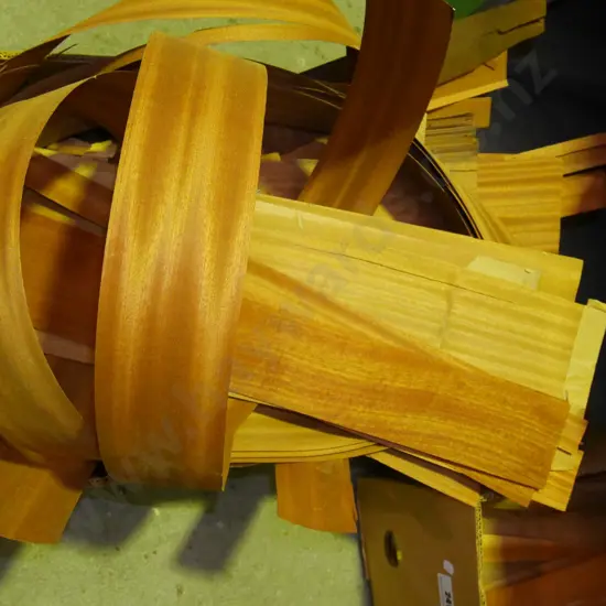 box of wood veneers