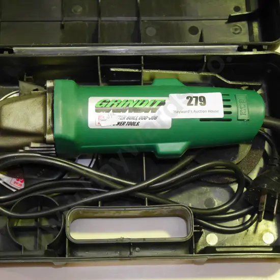 cased angle grinder