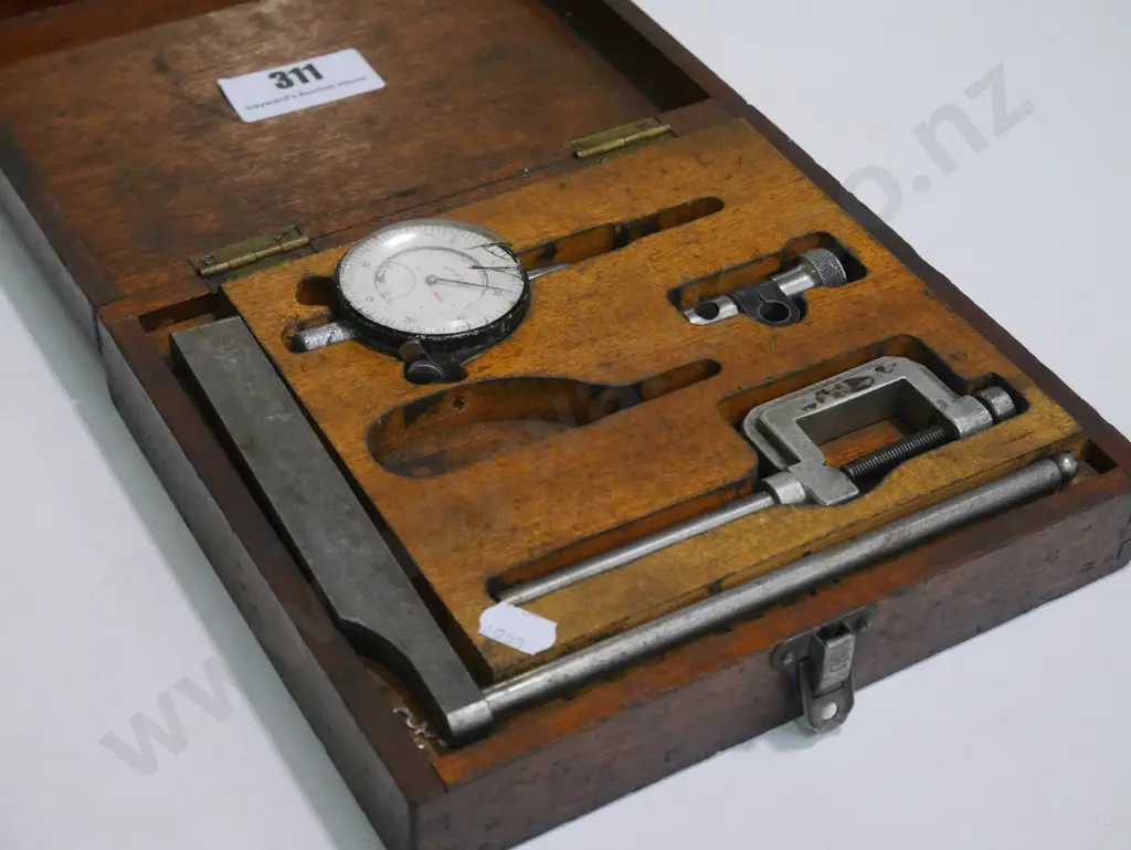 wood cased dial indicator Image 1++