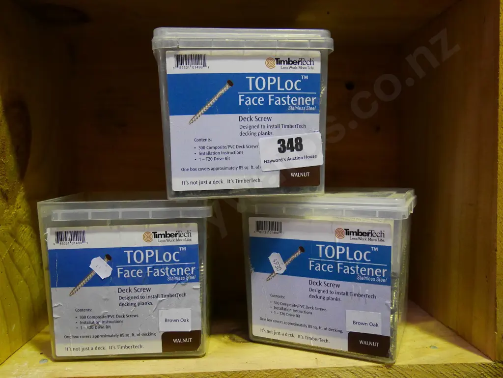 3 containers of deck screws Image 1++