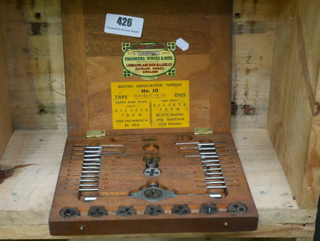 cased engineer's stocks and dies Image 1++