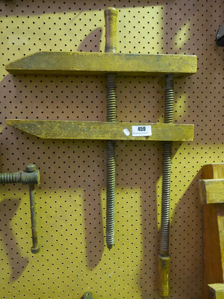 large wooden clamp Image 1++