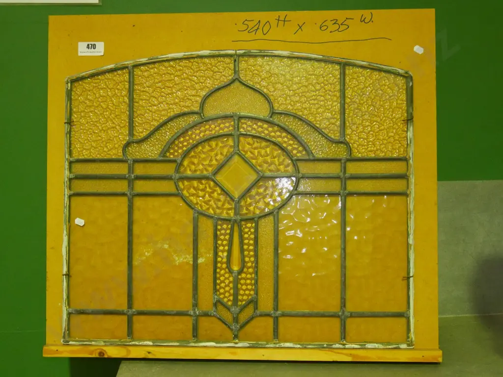 leadlight window pane H-540 W-635 Image 1++