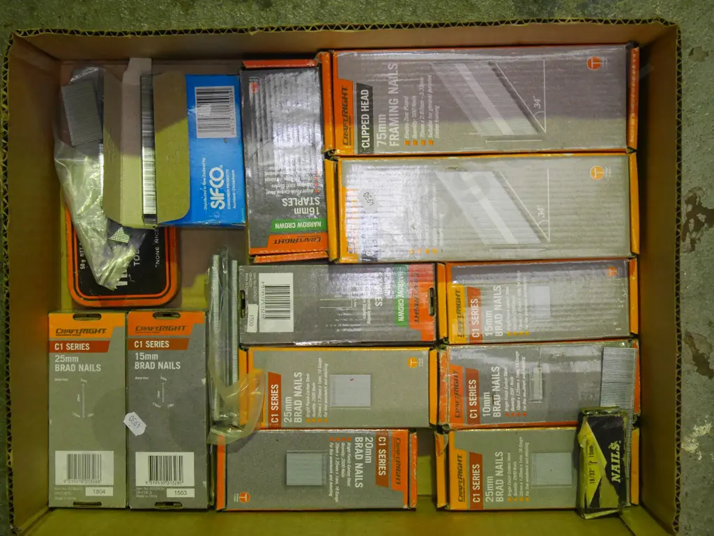 box of various braids, staples Image 1++