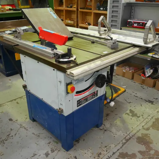 Tooline PS-255 single phase table saw with accessories