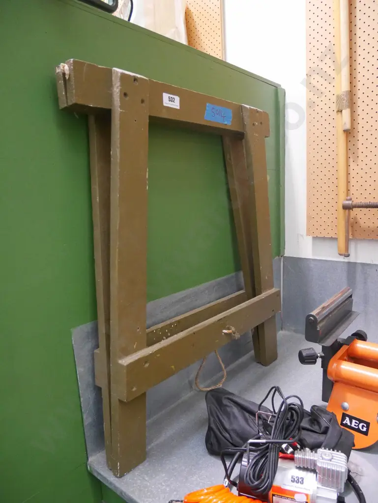 A frame wooden stand Image 1++