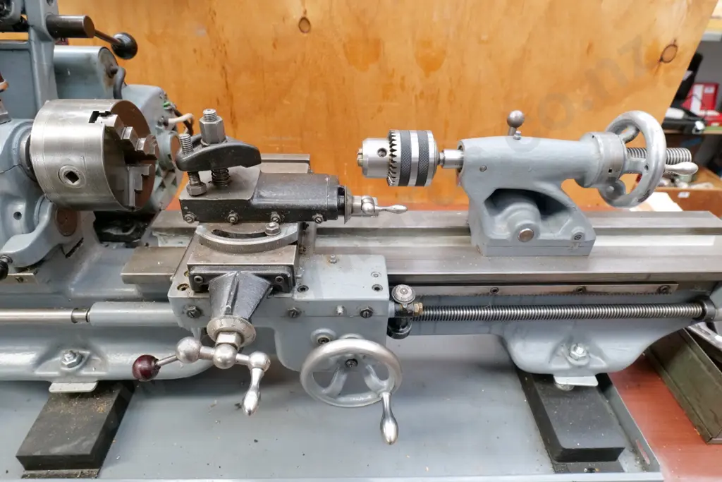 Myford  fully restored engineer's lathe with homemade stand with box of cutting tools and accessories Image 1++