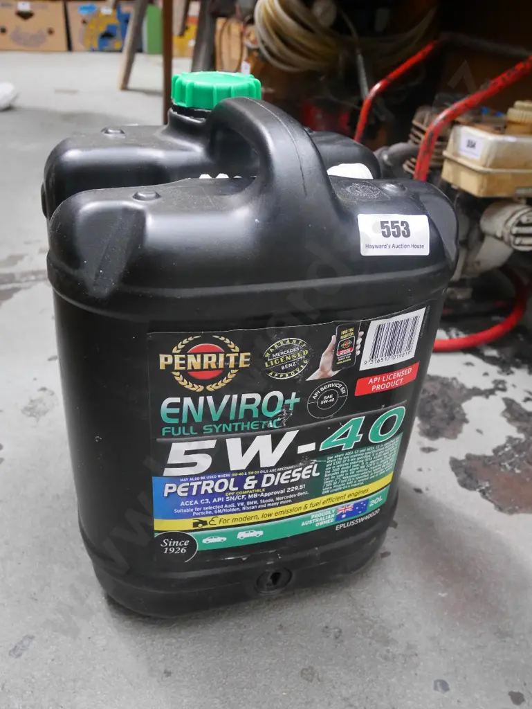 20L container of Penrite engine oil Image 1++