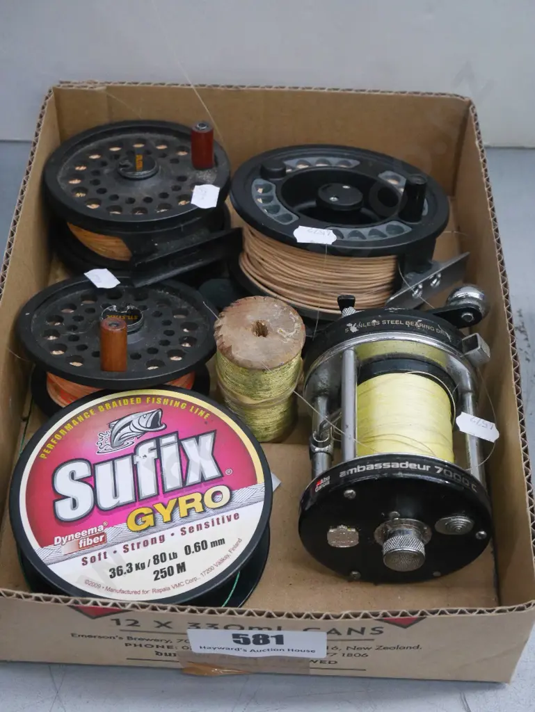 box of fishing reels Image 1++