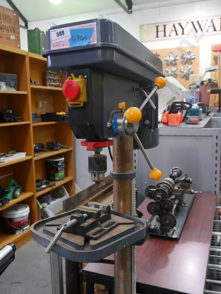 tall free standing drill press with vice H-620 Image 1++
