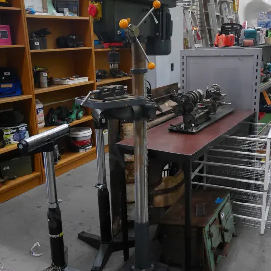 tall free standing drill press with vice H-620